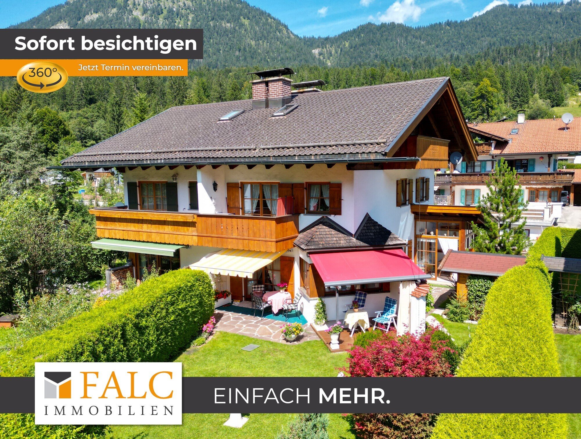 Doppelhaushälfte zum Kauf 970.000 € 5 Zimmer 140 m²<br/>Wohnfläche 312 m²<br/>Grundstück Wamberg Garmisch Partenkirchen 82467