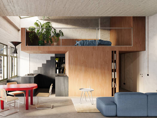 Loft zum Kauf provisionsfrei 479.259 € 1 Zimmer 47,8 m² 2. Geschoss Salzburg Salzburg 5020