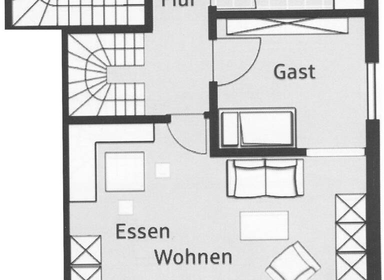 Doppelhaushälfte zur Miete 1.250 € 4 Zimmer 100 m² Ellingen 91792