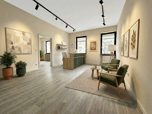 Bürofläche zur Miete provisionsfrei 12 € 6 Zimmer 126 m² Bürofläche Neuostheim Mannheim 68161