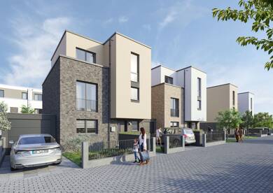 Doppelhaushälfte zum Kauf - Neubau provisionsfrei 919.000 € 5 Zimmer 157,5 m² 288 m² Grundstück Levi-Montalcini-Straße 12 Langen 4 Langen 63225