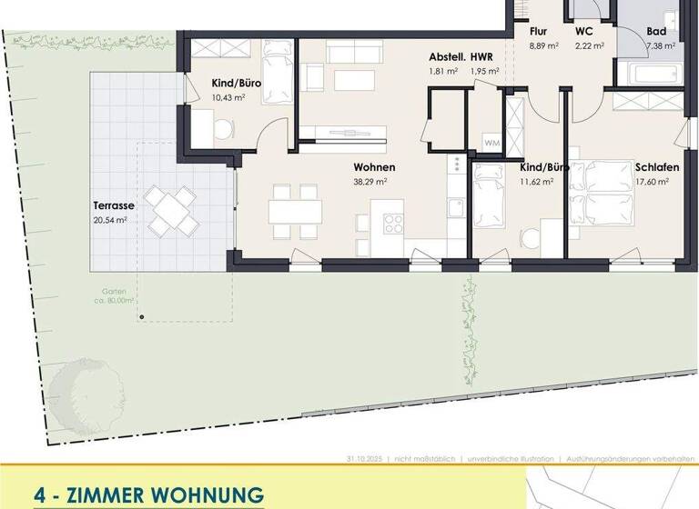 Wohnung zum Kauf 476.400 € 4 Zimmer 110,5 m² EG Uffenheim 97215