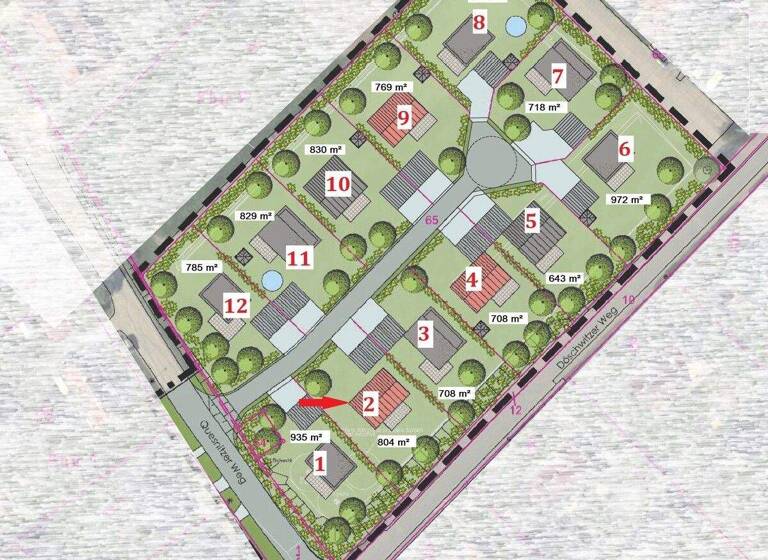 Grundstück zum Kauf 80.400 € 804 m² Grundstück Quesnitzer Weg Droyßig 06722