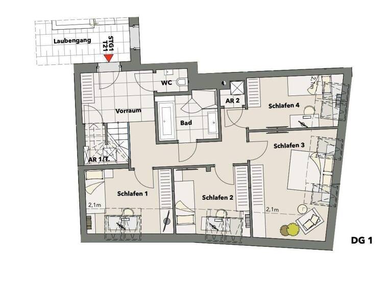Wohnung zum Kauf - Erstbezug 1.350.000 € 5 Zimmer 132,7 m² Wien 1190