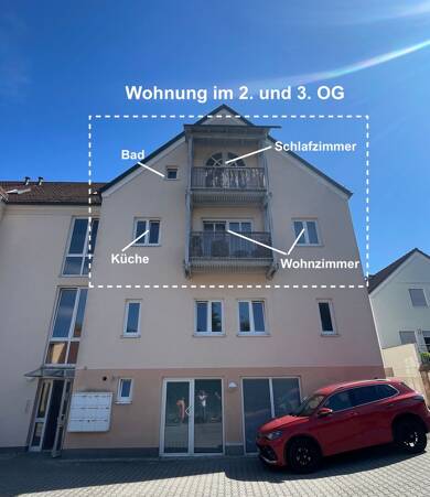 Maisonette zur Miete 825 € 2 Zimmer 65 m² Geschoss 2/4 frei ab 01.09.2025 Vohburg Vohburg an der Donau 85088