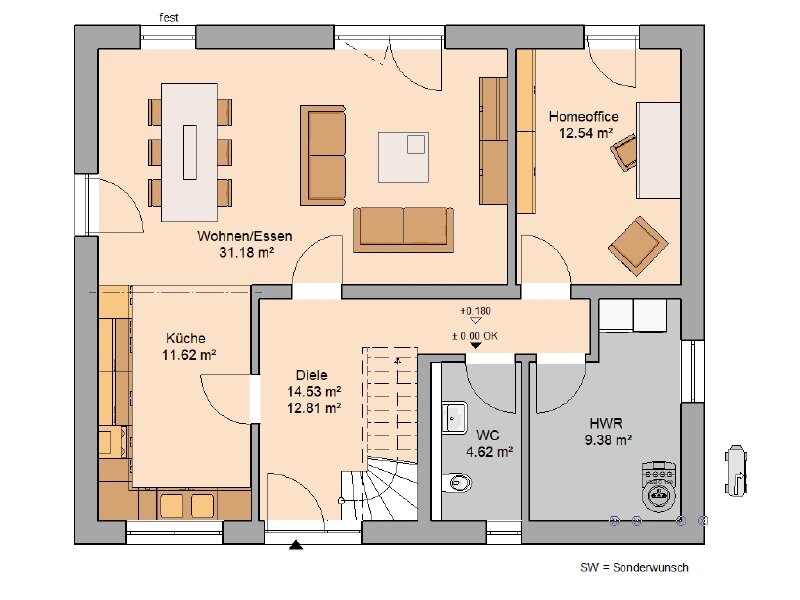 Einfamilienhaus zum Kauf provisionsfrei 498.400 € 5 Zimmer 152 m²<br/>Wohnfläche 670 m²<br/>Grundstück Nastätten 56355