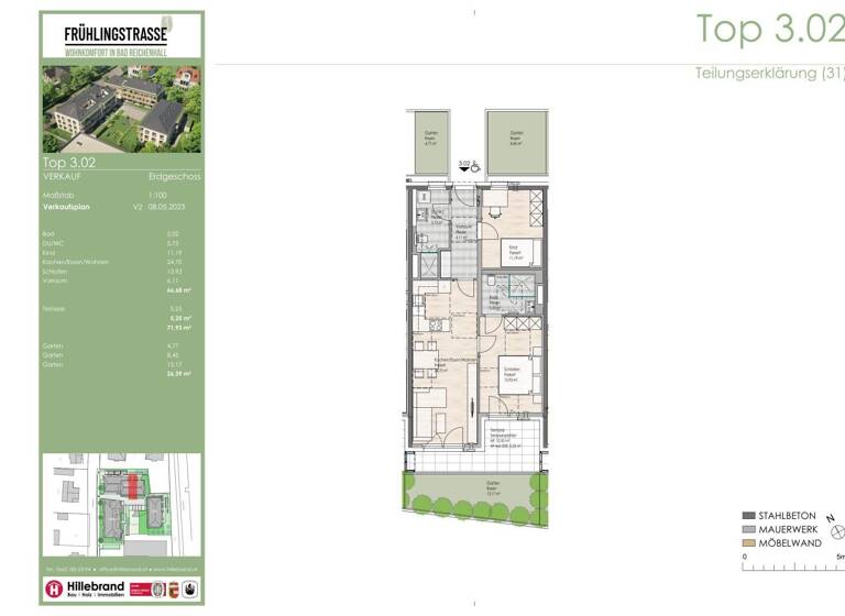 Wohnung zum Kauf 429.000 € 3 Zimmer 71,9 m²<br/>Wohnfläche EG<br/>Geschoss Karlstein Bad Reichenhall 83435