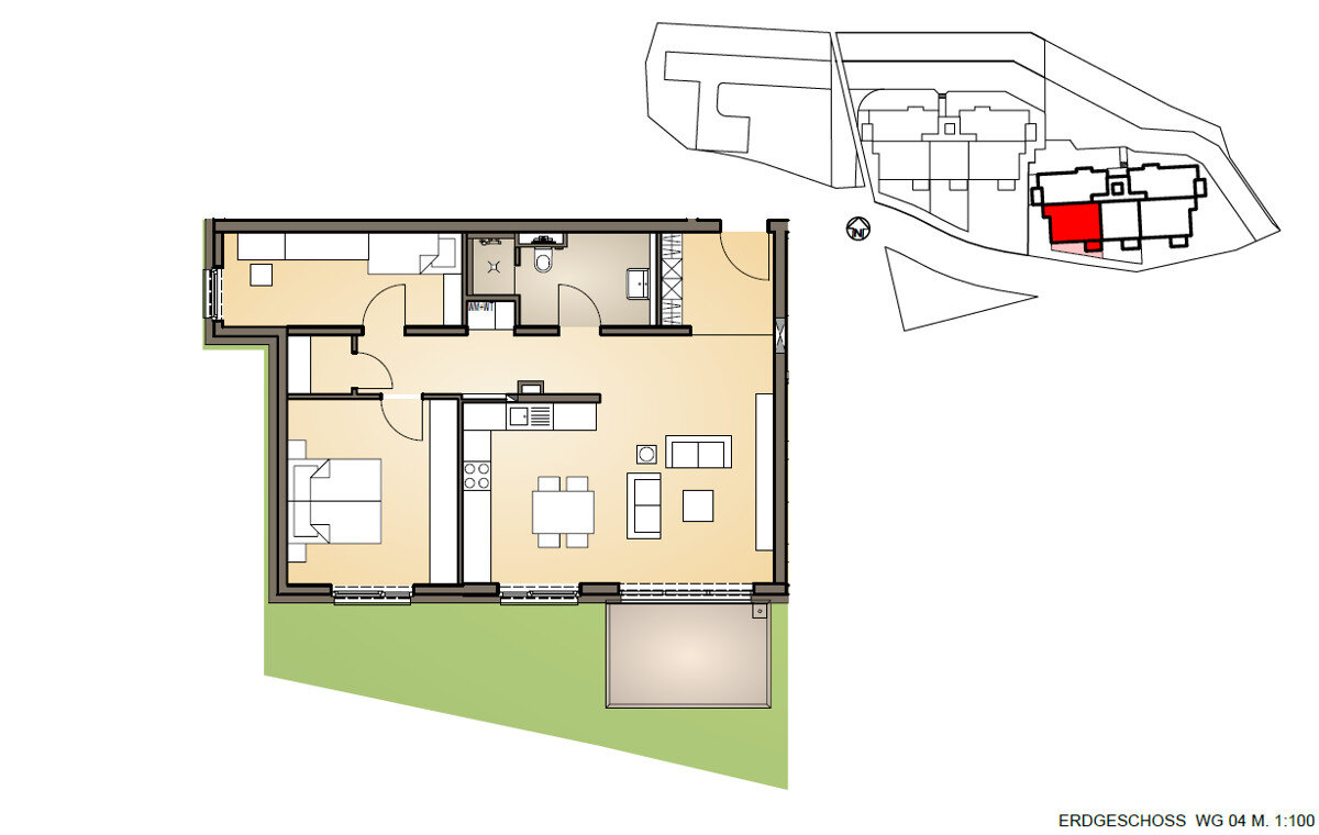 Wohnung zur Miete 965 € 3 Zimmer 80 m²<br/>Wohnfläche ab sofort<br/>Verfügbarkeit Lohr Lohr am Main 97816