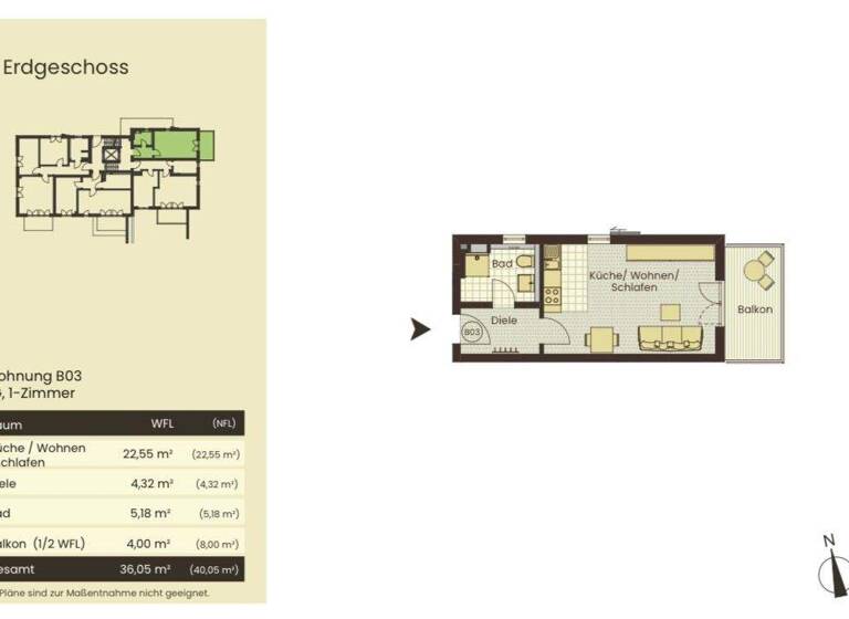 Studio zur Miete - Erstbezug 710 € 1 Zimmer 36,1 m² frei ab 01.07.2026 Ebersberg 85560