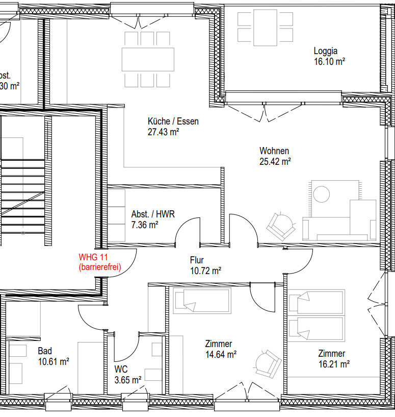 Wohnung zum Kauf 569.000 € 3 Zimmer 124,1 m²<br/>Wohnfläche 2.<br/>Geschoss Raiffeisenstraße 2b, Nummer 11 Süderneuland I Norden 26506