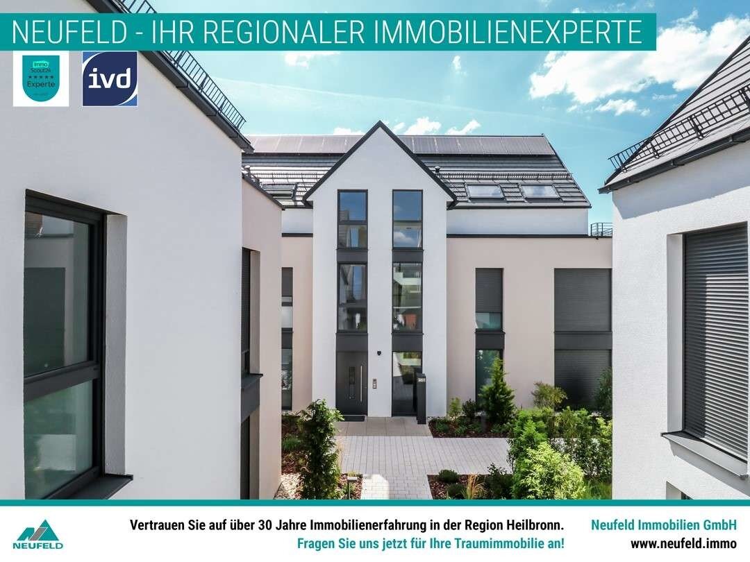 Wohnung zur Miete 1.110 € 3,5 Zimmer 72,4 m²<br/>Wohnfläche 01.04.2025<br/>Verfügbarkeit Hirschstraße 40/1 Neckargartach - Nord Heilbronn / Neckargartach 74078