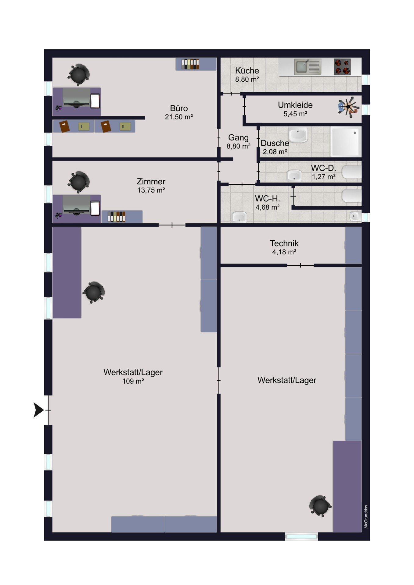 Werkstatt zur Miete 6,82 € 176 m²<br/>Lagerfläche Bad Hall / Furtberg 4540