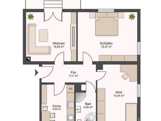 Wohnanlage zum Kauf als Kapitalanlage geeignet 219.900 € 3 Zimmer 79 m² Räcknitz/Zschertnitz Dresden 01217