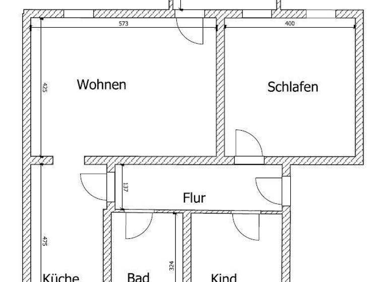 Wohnung zur Miete 545 € 3 Zimmer 78 m² 3 Geschosse frei ab 01.05.2026 Pausitzer Delle Riesa 01589