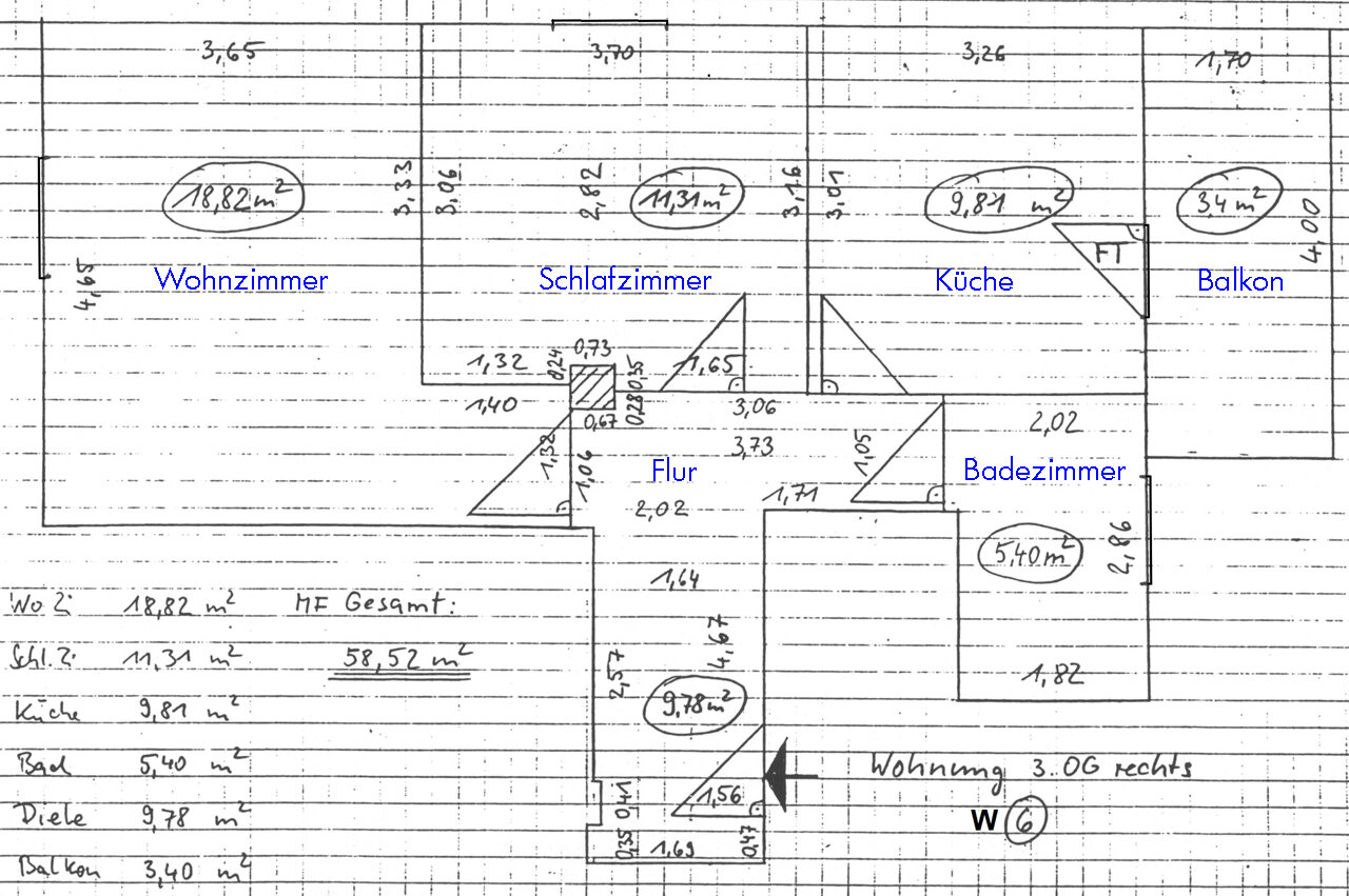 Wohnung zur Miete 500 € 2 Zimmer 58,5 m²<br/>Wohnfläche 3.<br/>Geschoss Siegfried-Rädel-Straße 2 Heidenau 01809