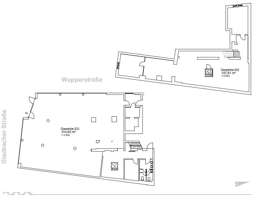 Verkaufsfläche zur Miete 8.950 € 314 m²<br/>Verkaufsfläche Unterbilk Düsseldorf 40219