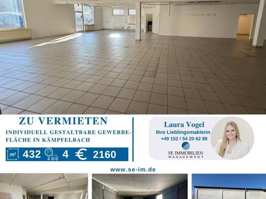 Lagerhalle zur Miete provisionsfrei 2.160 € 433 m² Lagerfläche Bilfingen Kämpfelbach 75236