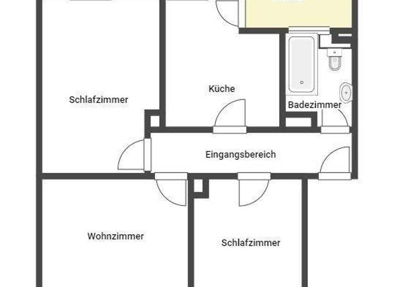 Wohnung zur Miete 689 € 3 Zimmer 62,2 m² 2. Geschoss An der Emilsruhe 17 Innenstadt Kaiserslautern 67657