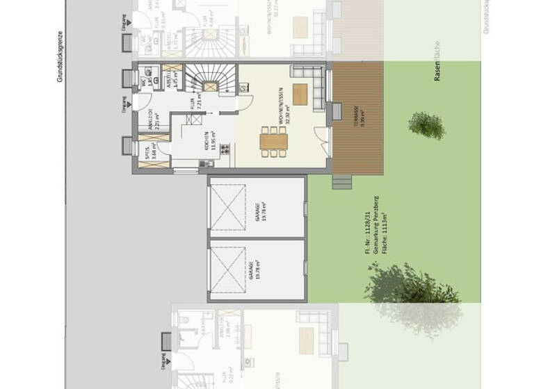 Doppelhaushälfte zur Miete - Erstbezug 2.990 € 5 Zimmer 188 m² 350 m² Grundstück Seeshaupterstraße 39b Steigenberg Penzberg 82377
