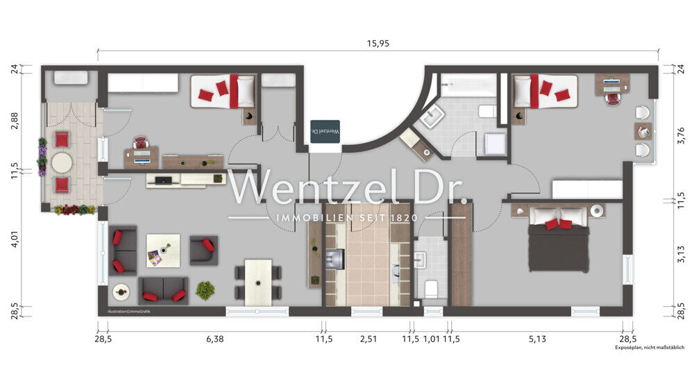 Wohnung zum Kauf 498.000 € 4 Zimmer 98,6 m²<br/>Wohnfläche 2.<br/>Geschoss Rahlstedt Hamburg-Rahlstedt 22147