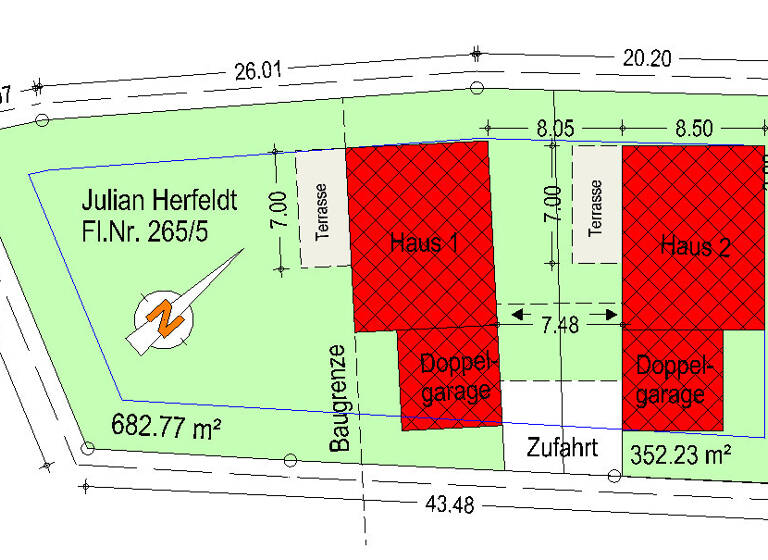 Grundstück zum Kauf provisionsfrei 349.000 € 1.035 m² Grundstück Denklingen 86920