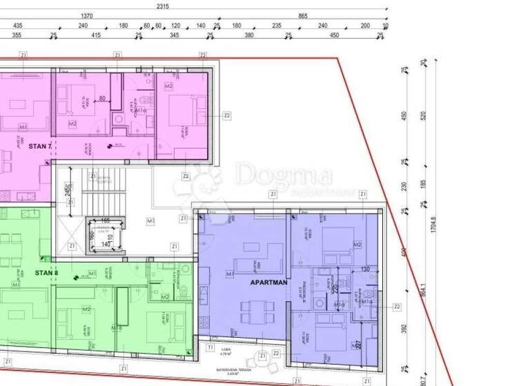 Wohnung zum Kauf 384.000 € 3 Zimmer 84 m² 2. Geschoss Sveti Filip i Jakov