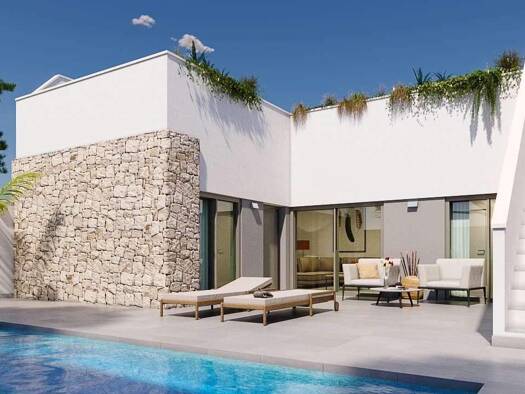 Villa zum Kauf - Erstbezug provisionsfrei 350.000 € 3 Zimmer 152 m² 140 m² Grundstück Pilar de la Horadada 03190