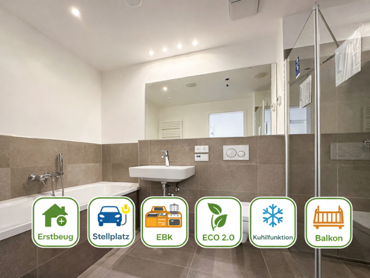 Wohnung zur Miete - Erstbezug 1.399 € 3 Zimmer 73,6 m² 2. Geschoss frei ab sofort Friedrich-Bosse-Straße 67 Möckern Leipzig 04159