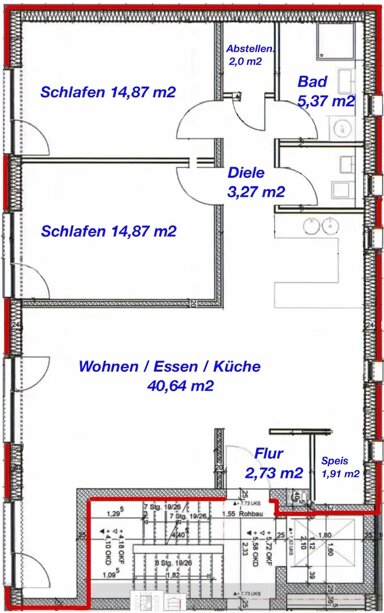 Wohnung zur Miete 700 € 3 Zimmer 89 m² frei ab sofort Inninger Straße Hechendorf Seefeld 82229