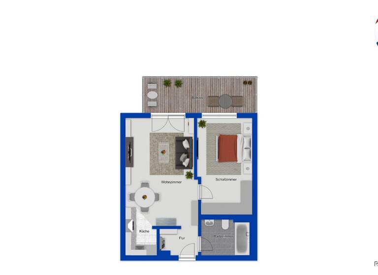 Wohnung zum Kauf 299.900 € 2 Zimmer 53 m² 1. Geschoss Zirndorf 90513