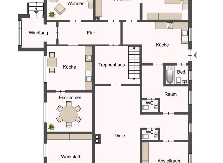 Einfamilienhaus zum Kauf provisionsfrei 233.000 € 7 Zimmer 190 m² 3.500 m² Grundstück frei ab sofort Kirchlengern 32278