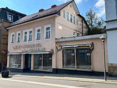 Wohn- und Geschäftshaus zum Kauf als Kapitalanlage geeignet 330.000 € 314 m² 394 m² Grundstück Bahnhofstraße 18 Sonneberg Sonneberg 96515