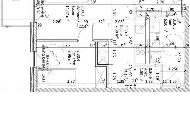 Wohnung zur Miete - Erstbezug 957 € 2 Zimmer 47,9 m² 2. Geschoss frei ab sofort Louisenhain 4 Wandlitz 16348