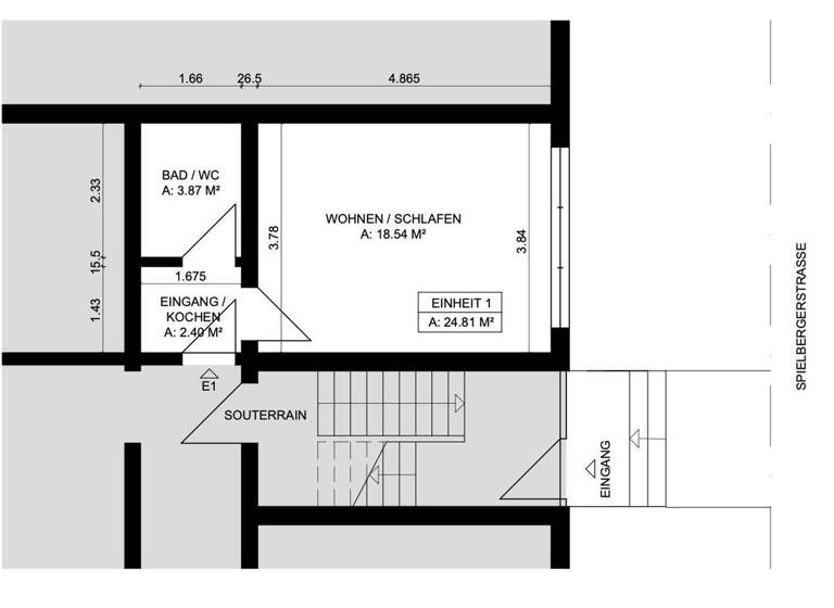 Studio zum Kauf provisionsfrei 124.500 € 1 Zimmer 25 m² 1. Geschoss Spielbergerstraße 32 Zuffenhausen Stuttgart 70435