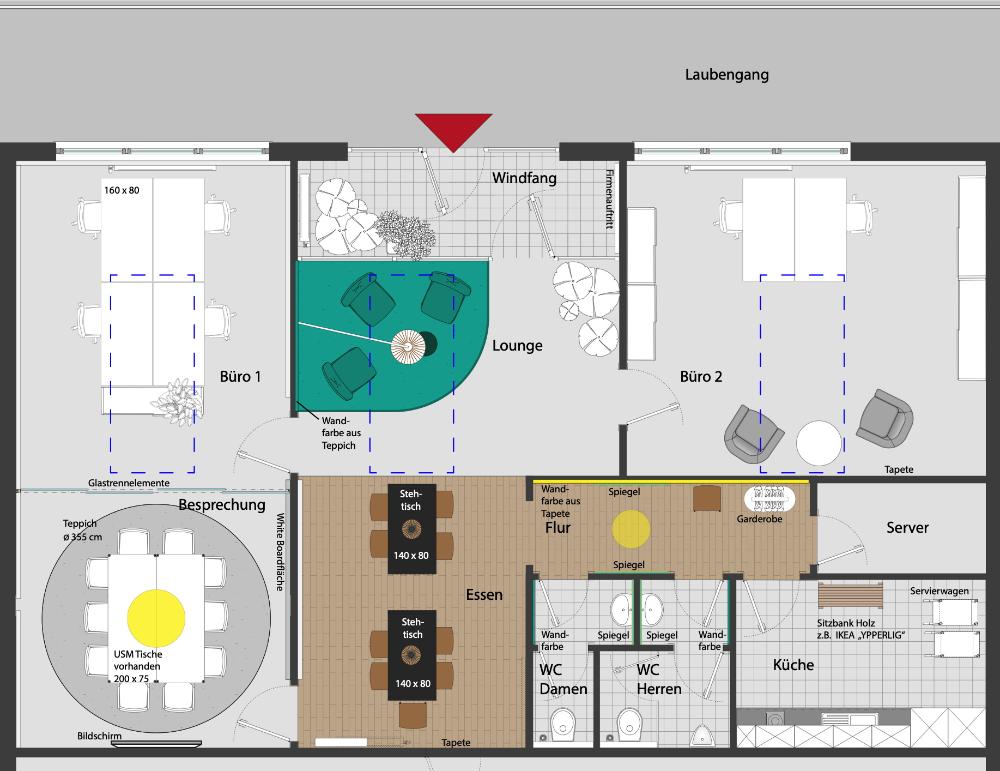 Büro-/Praxisfläche zur Miete 715 € 1 Zimmer Moordeich Stuhr 28816