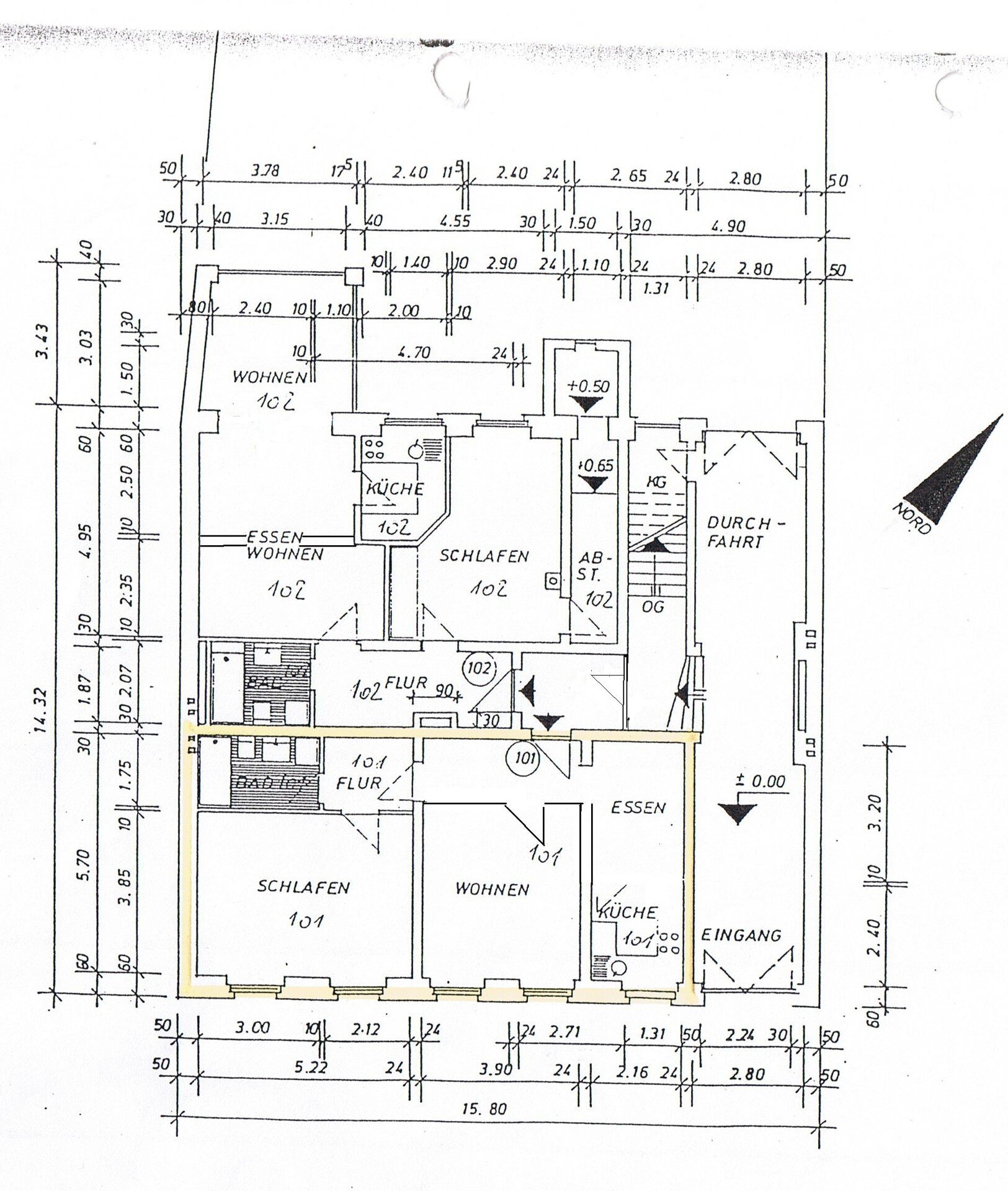 Wohnung zur Miete 673 € 5 Zimmer 134,6 m²<br/>Wohnfläche EG<br/>Geschoss Krölstraße 47 Innenstadt Görlitz 02826