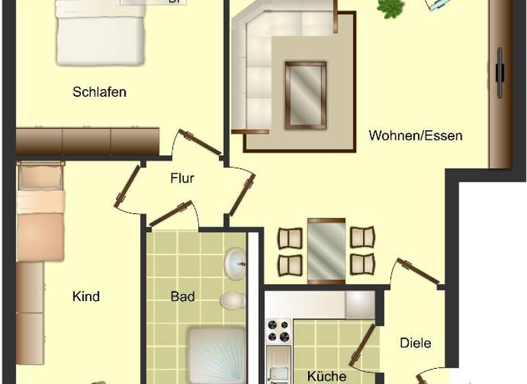 Wohnung zur Miete 1.079 € 3 Zimmer 76,5 m² 3. Geschoss frei ab 06.04.2026 Krefelder Straße 159 Heerdt Düsseldorf 40549