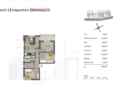 Wohnung zum Kauf - Erstbezug 559.000 € 4 Zimmer 90 m² frei ab sofort Otto Wagner Straße 15-21 Wenigenjena Jena 07749