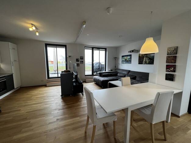 Penthouse zur Miete 1.725 € 2 Zimmer 74 m² 4. Geschoss frei ab 01.11.2026 Max-Bill-Straße 64 Schwabing-Freimann München 80807
