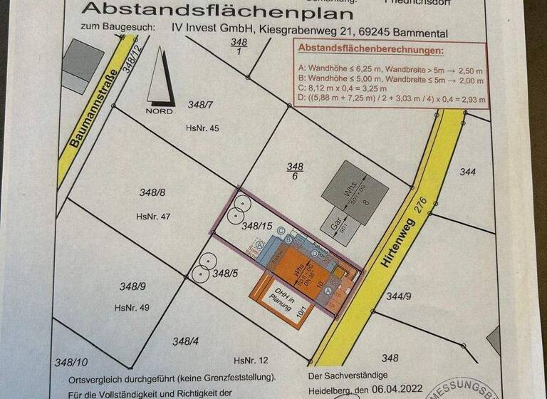 Grundstück zum Kauf 38.500 € 320 m² Grundstück Friedrichsdorf Eberbach 69412