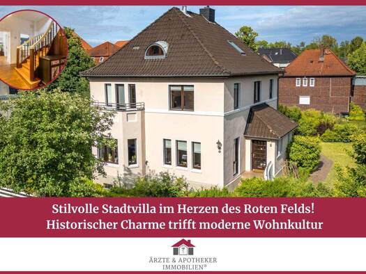 Villa zum Kauf 1.200.000 € 8 Zimmer 256 m² 805 m² Grundstück Rotes Feld Lüneburg 21335