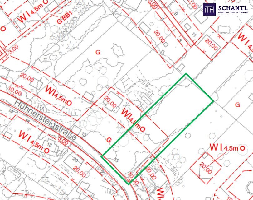 Grundstück zum Kauf 1.299.000 € 2.976 m²<br/>Grundstück Hühnersteigstraße Wien 1140