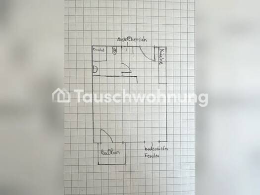 Wohnung zur Miete Tauschwohnung 380 € 1 Zimmer 33 m² 2. Geschoss Bornstedt Potsdam 14469