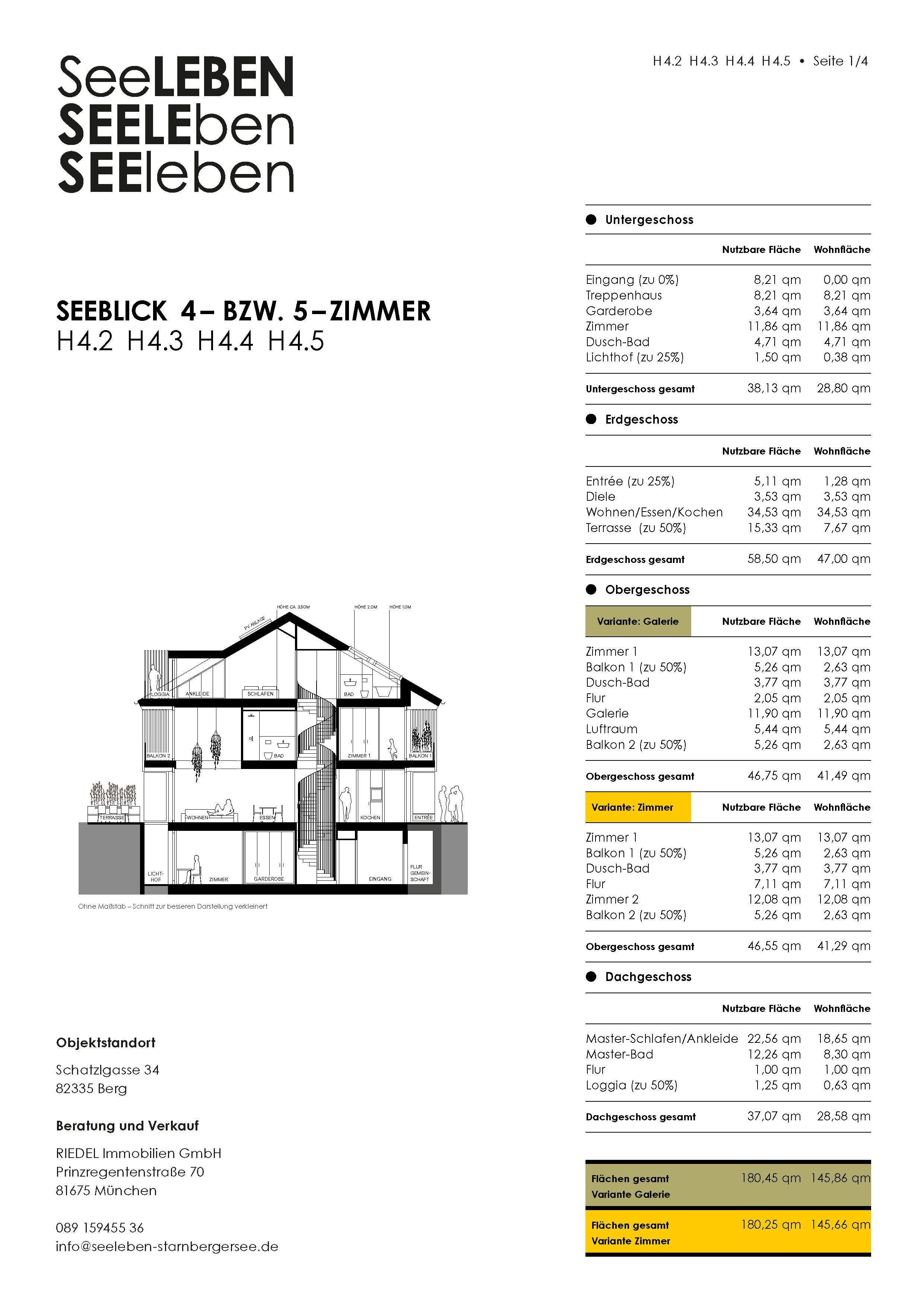 Reihenmittelhaus zum Kauf provisionsfrei 1.590.000 € 4 Zimmer 145,7 m²<br/>Wohnfläche 6.219 m²<br/>Grundstück Berg Berg 82335