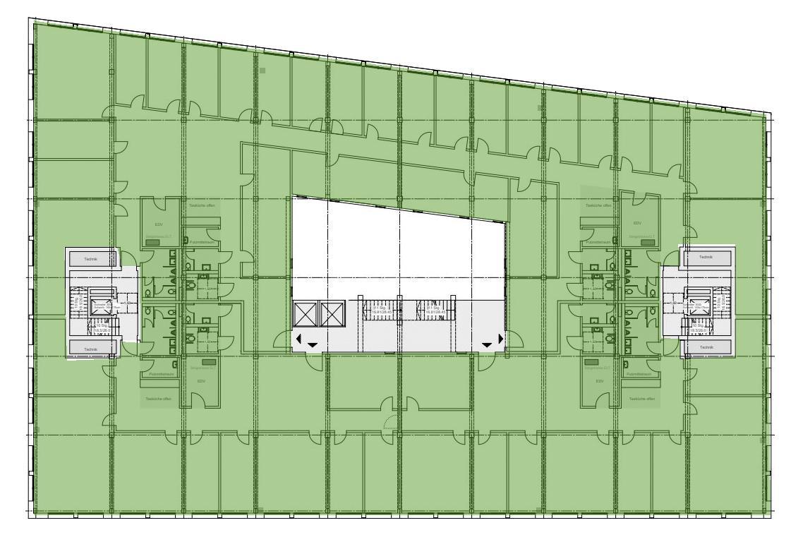 Büro-/Praxisfläche zur Miete provisionsfrei 17,50 € 1.613 m²<br/>Bürofläche ab 806 m²<br/>Teilbarkeit Am Hochschulcampus 13 Querenburg Bochum 44801