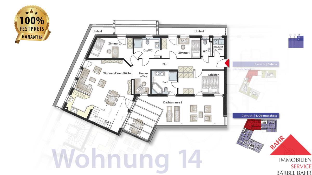 Wohnung zum Kauf provisionsfrei 1.295.000 € 4 Zimmer 176 m²<br/>Wohnfläche Unterstadt / Galgenberg Böblingen 71034