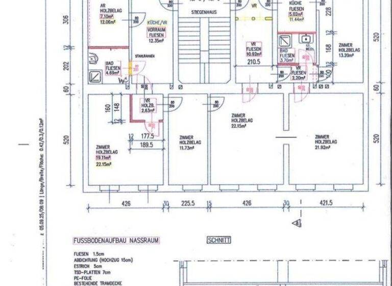 Wohnung zur Miete 1.998 € 6 Zimmer 137 m² 2. Geschoss Wien 1180