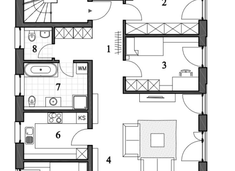 Wohnung zur Miete 1.560 € 4 Zimmer 107,4 m² 2. Geschoss frei ab sofort Altstadt Würzburg 97070