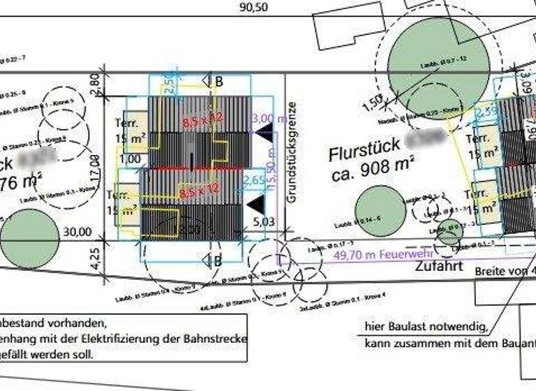 Grundstück zum Kauf 1.090.000 € 2.284 m² Grundstück Schnelsen Hamburg 22457
