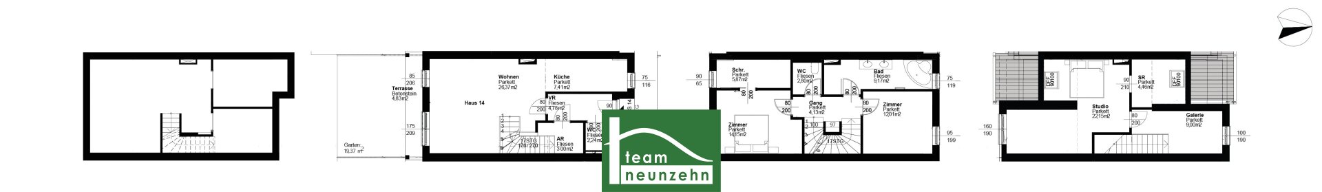 Reihenmittelhaus zum Kauf 475.017 € 5 Zimmer 127,4 m²<br/>Wohnfläche Agavenweg 22 Wien 1220